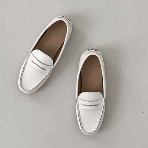 칼라 스웨이드 캐주얼 단화 플랫 로퍼 신발 (0.5cm)