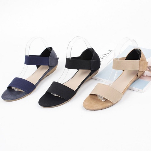 투밴드 심플 베이직 캐주얼 샌들 패션 신발  (2.0cm)