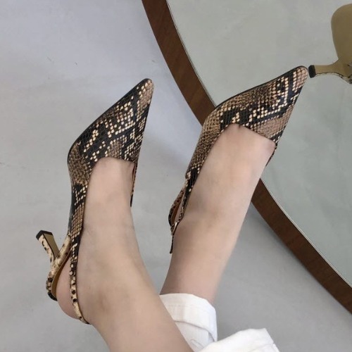 여성 하이힐 데일리 구두 슬리퍼 사무실 회사원 신발 (7cm)