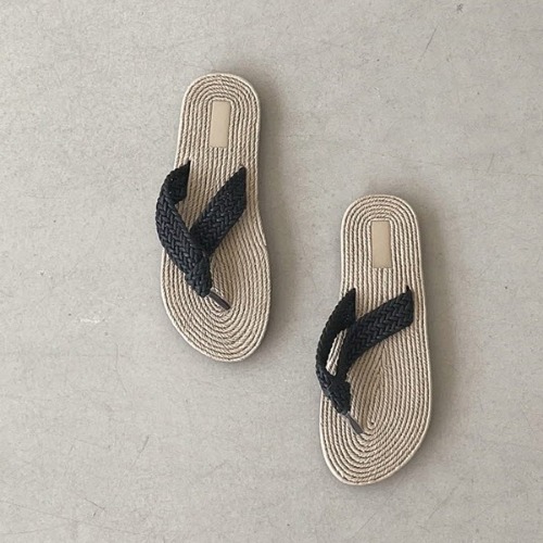 여름 휴가 데일리 피서 쪼리 슬리퍼 여성화 (1.0cm)