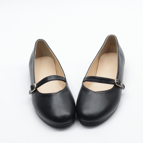 여성 메리제인 플랫 단화 미니 버클 캐주얼 신발 (1.0cm)