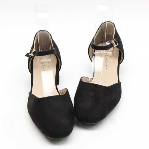 스웨이드 메리제인 데일리 단화 여자 펌프스 신발 (3.5cm)