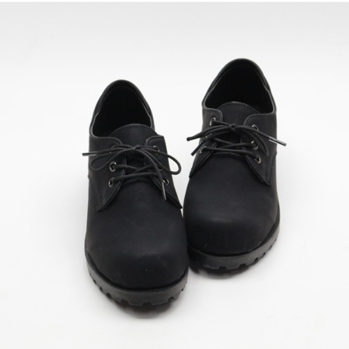 우먼 데일리 무광 로퍼 사무실 미들굽 신발 (4.0cm)