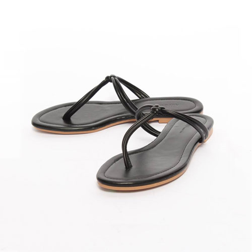 매듭 여름 슬리퍼 여자 신발 스트랩 쪼리 (1.5 cm)