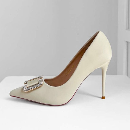 여자 데일리 패션 하이힐 구두 펌프스 회사원 신발 (9.6cm)