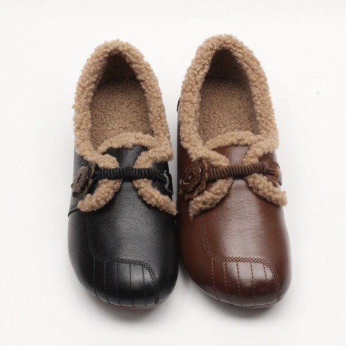 꽃 패턴 데일리 로우힐 단화 슬립온 발 편한 신발 (2.5cm)